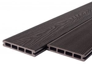 Wood Grain Slate Grey Composite Decking Boards