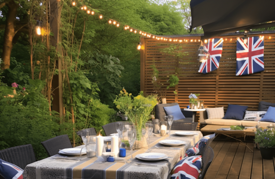Kings Coronation Party on Composite Decking